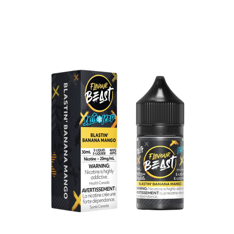 Flavour Beast E-Liquid Blastin' Banana Mango Iced Salt - E-Liquid - Mister Vapor