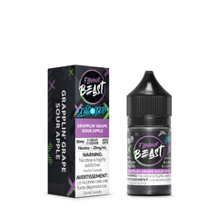 Flavour Beast E-Liquid Grapplin' Grape Sour Apple Iced Salt - E-Liquid - Mister Vapor
