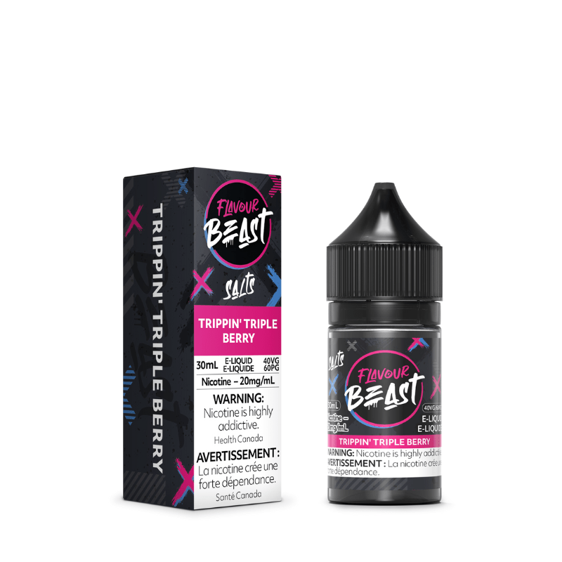 Flavour Beast E-Liquid Trippin' Triple Berry Salt (30mL/60mL) - E-Liquid - Mister Vapor