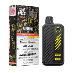 Beast Mode Max 2 50K X Twelve Monkeys Harambae Iced By Flavour Beast - DISPOSABLE - Mister Vapor