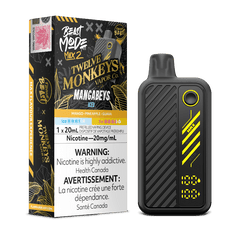 Beast Mode Max 2 50K X Twelve Monkeys Mangabeys Iced By Flavour Beast - DISPOSABLE - Mister Vapor