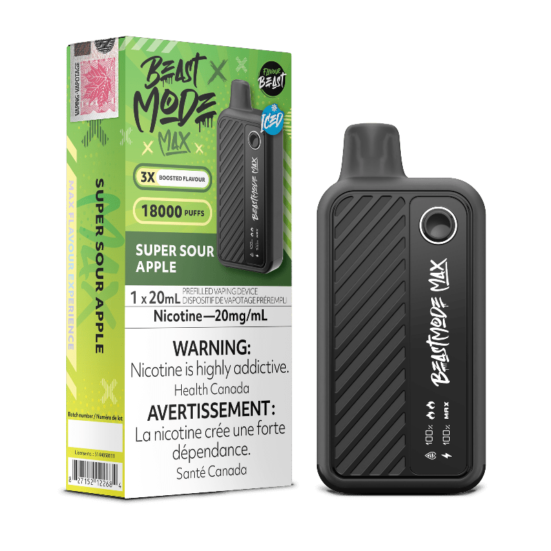 Beast Mode Max Super S.Apple Iced Disposable Vape - DISPOSABLE - Mister Vapor