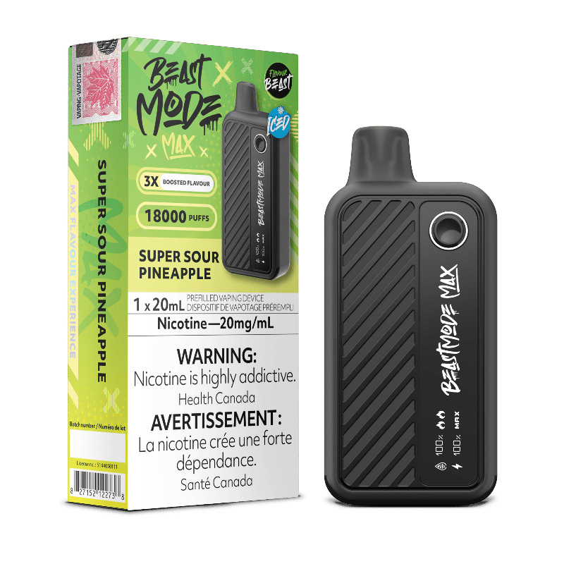 Beast Mode Max 18K Super S.Pineapple Iced Disposable Vape - DISPOSABLE - Mister Vapor