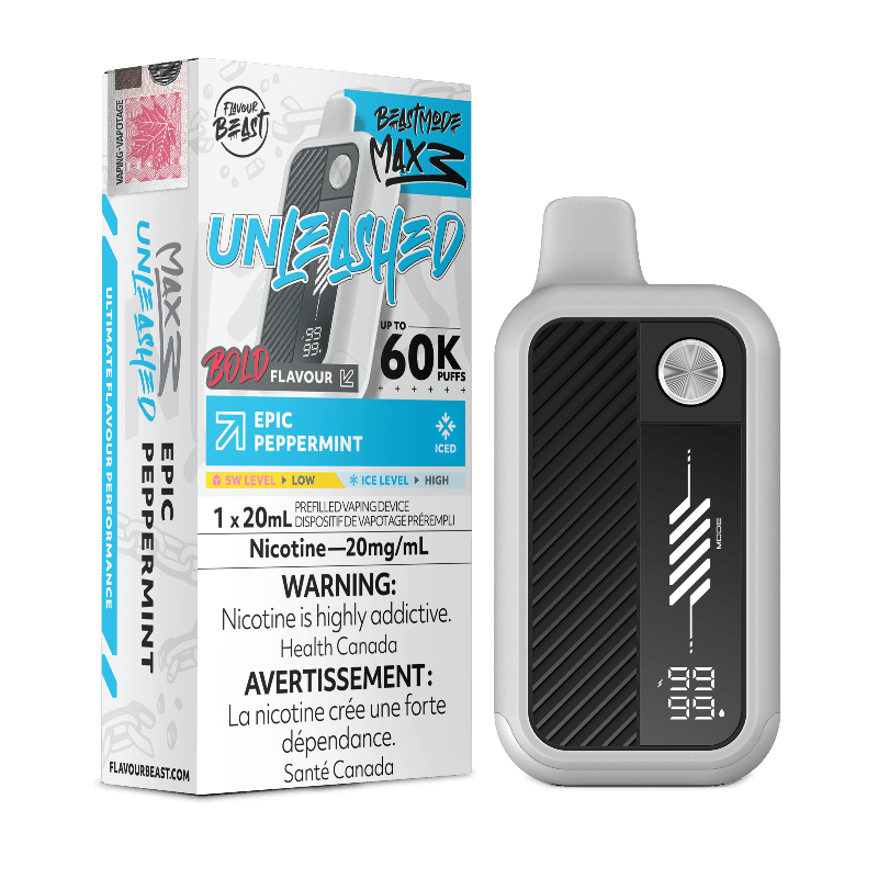 Flavour Beast - Beast Mode Max 3 60k Epic Peppermint Iced Disposable Vape - DISPOSABLE - Mister Vapor