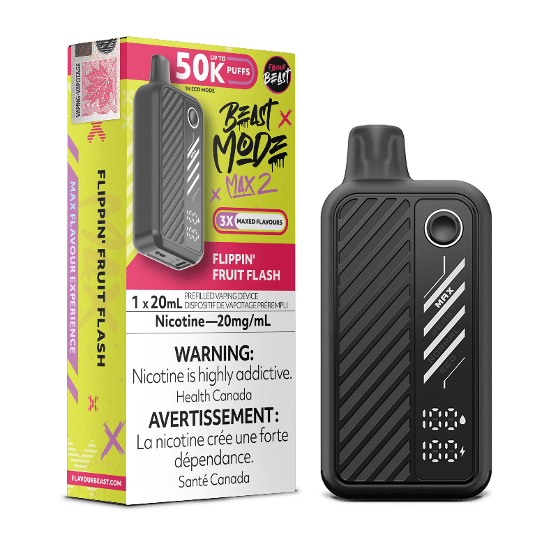 Beast Mode Max 2 50K Flippin' Fruit Flash By Flavour Beast - DISPOSABLE - Mister Vapor