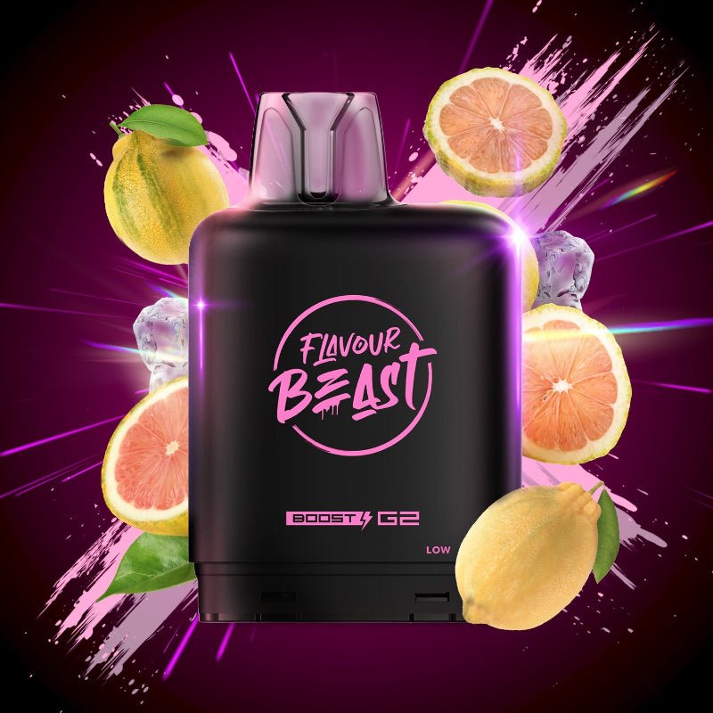 Level X G2 Boost Flavour Beast Pods - Pink Bomb Iced, 25k Puffs - Pods - Mister Vapor