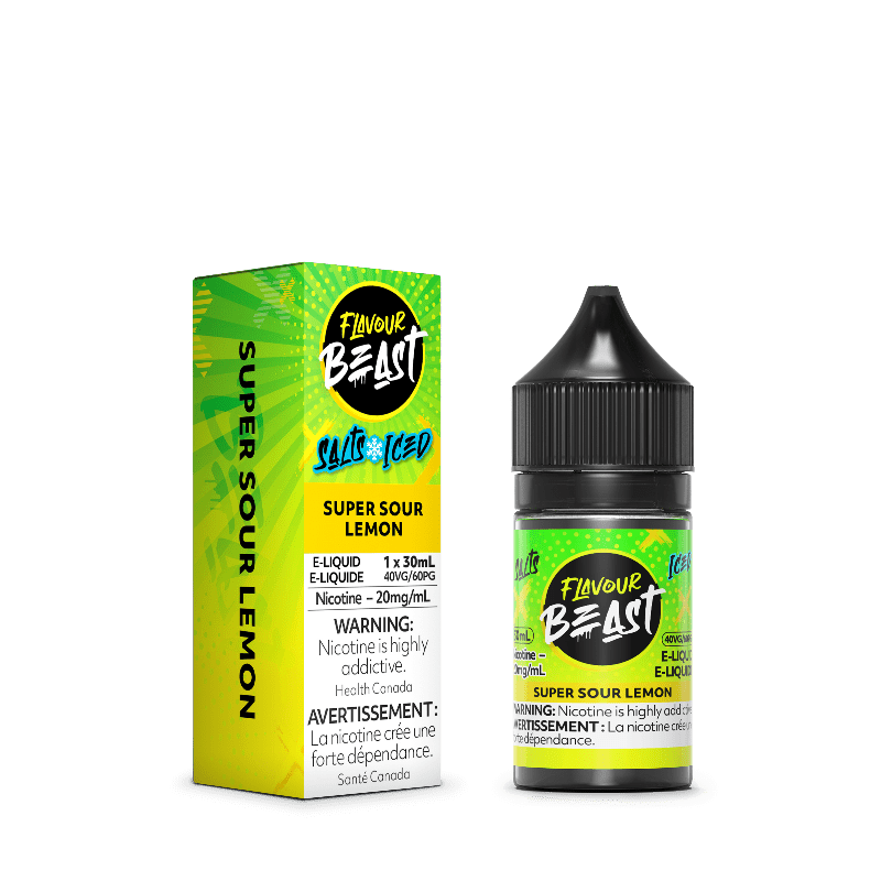 Flavour Beast E-Liquid Super S.Lemon Iced Salt - E-Liquid - Mister Vapor