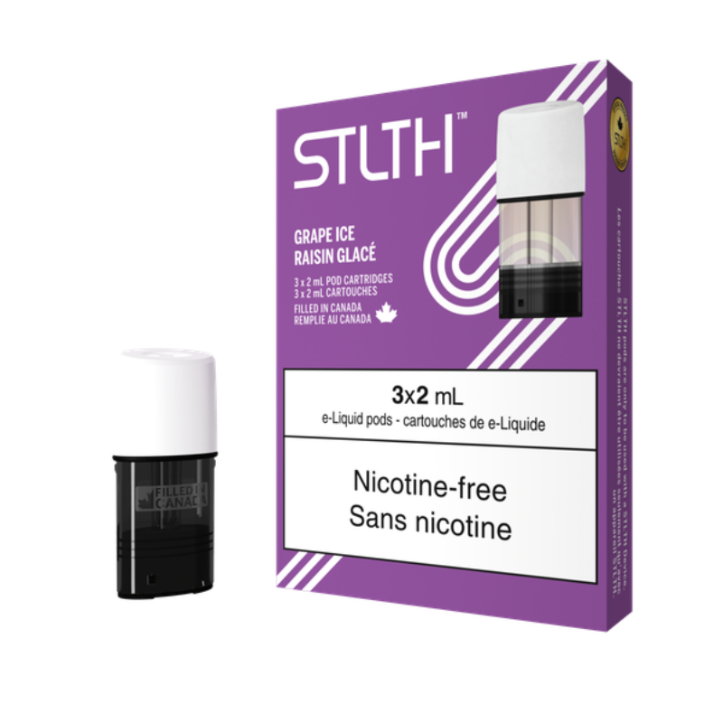 GRAPE ICE - Fresh juicy grapes with a cool exhale. Discover nicotine-free vape pods as a valuable aid in your efforts to quit smoking or lower nicotine consumption. With 0mg nicotine vape pods variants available, you can progressively break free from the habit.