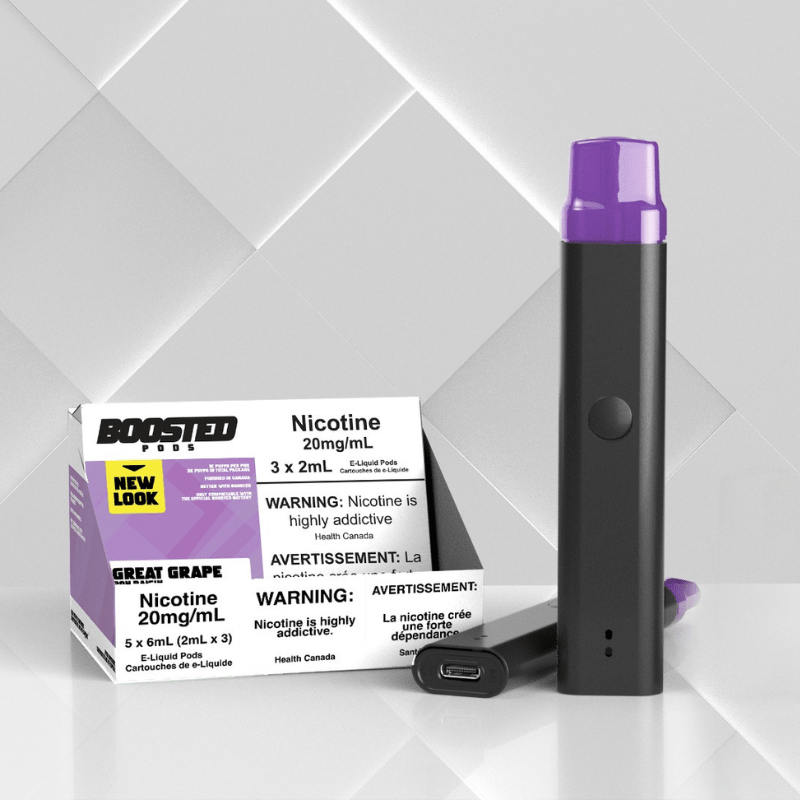 Boosted Great Grape Pods - PODS - Mister Vapor