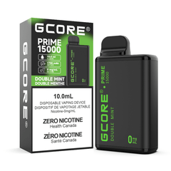 Gcore Prime Double Mint 15K Nicotine Free - DISPOSABLE - Mister Vapor