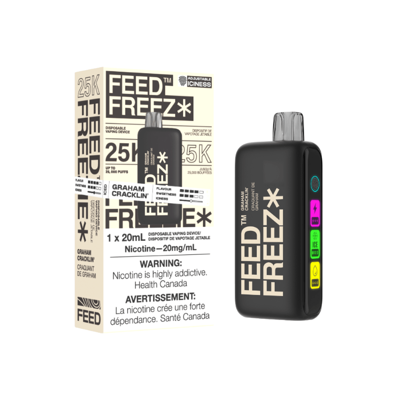 Feed Freez Graham Cracklin' Disposable (25000 Puffs) - DISPOSABLE - Mister Vapor