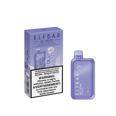 Elf Bar (BC 10K) Grape Ice Disposable Vape - DISPOSABLE - Mister Vapor