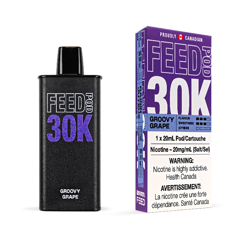 Feed 30K Groovy Grape Prefilled Pod - PODS - Mister Vapor
