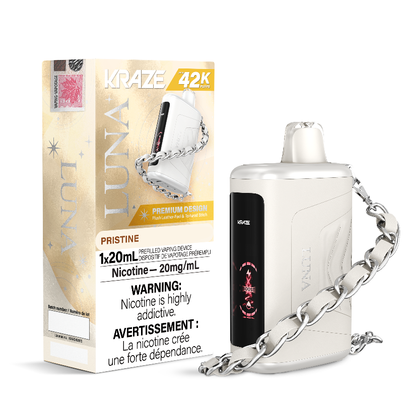 Kraze Luna 42K Pristine Pina Colada Ice Disposable Vape