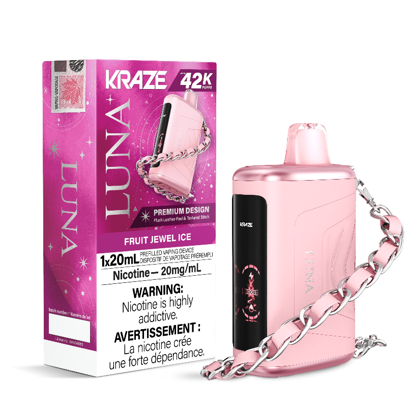 Kraze Luna 42K Fruit Jewel Ice Disposable Vape - DISPOSABLE - Mister Vapor