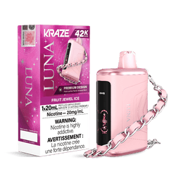 Kraze Luna 42K Fruit Jewel Ice Disposable Vape - DISPOSABLE - Mister Vapor