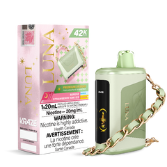 Kraze Luna 42K Serene Strawberry Kiwi Ice Disposable Vape