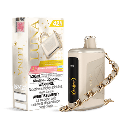 Kraze Luna 42K Summer Strawberry Pineapple and Coconut Ice Disposable Vape - DISPOSABLE - Mister Vapor