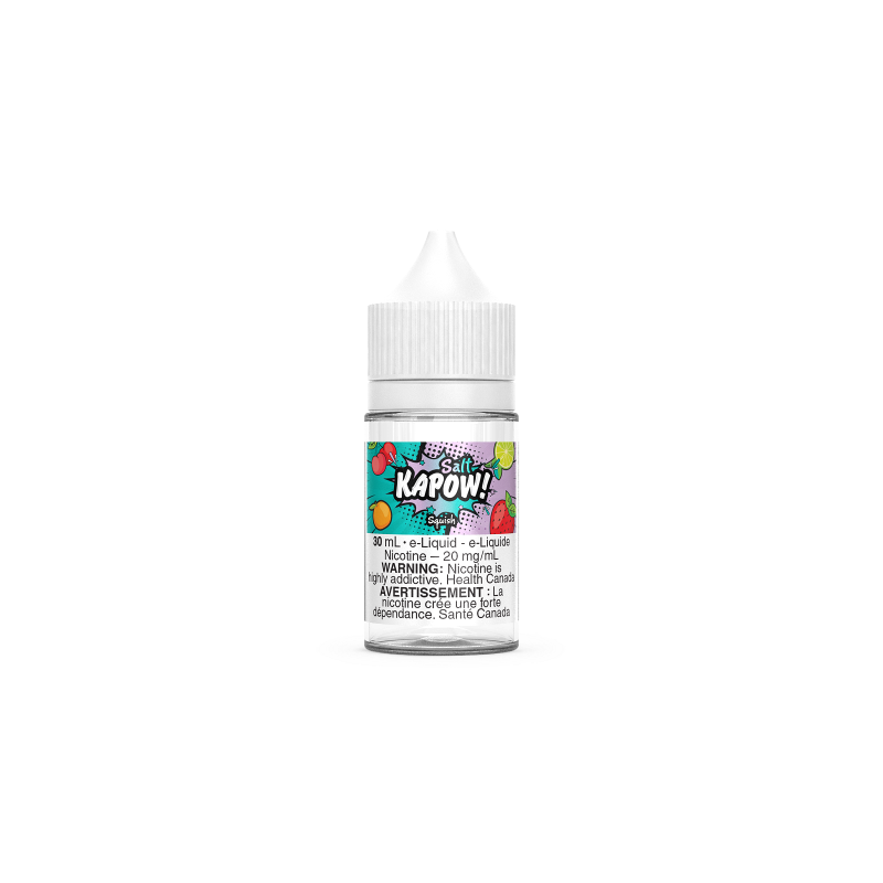 SQUISH SALT BY KAPOW Experience the exhilarating zest of SQUISH BY KAPOW SALT, showcasing the essence of a tempting sour gummy treat meticulously created using the highest quality premium components.
