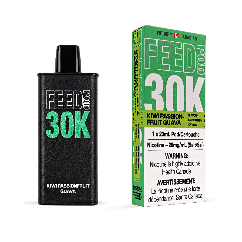 Feed 30K Kiwi Passionfruit Guava Prefilled Pod - PODS - Mister Vapor