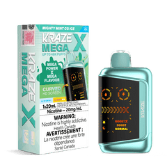 Kraze Mega X 48K - Mighty Mint CG Ice Disposable Vape - DISPOSABLE - Mister Vapor