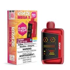 Kraze Mega X 48K - Cherry Blast G Ice Disposable Vape