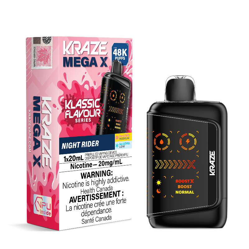 Kraze Mega X 48K - Night Rider Disposable Vape