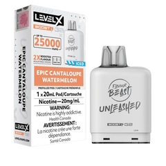 Level X G2 Boost Flavour Beast Pods - Epic Cantaloupe Watermelon Iced, 25k Puffs - Pods - Mister Vapor