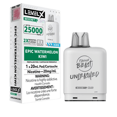 Level X G2 Boost Flavour Beast Pods - Epic Watermelon Kiwi Iced, 25k Puffs - Pods - Mister Vapor
