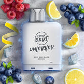 BLUE RAZZ LEMON ICED EPIC LEVEL X BOOST PODS Vibrant, all-berry flavor infused with electric blue undertones and a sour LEMON twist.