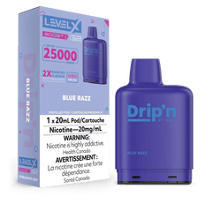 Level X G2 Boost Drip'n Pods - Blue Razz, 25k Puffs - PODS - Mister Vapor