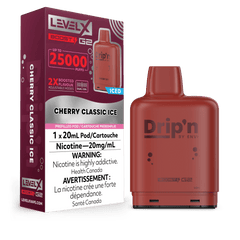 Level X G2 Boost Drip'n Pods - Cherry Classic Ice, 25k Puffs - PODS - Mister Vapor