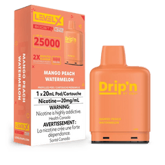 Level X G2 Boost Drip'n Pods - Mango Peach Watermelon, 25k Puffs - PODS - Mister Vapor