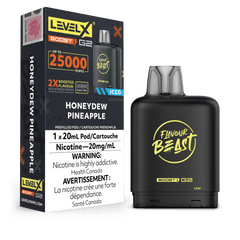 Level X G2 Boost Flavour Beast Pods - Honeydew Pineapple Iced, 25k Puffs - Pods - Mister Vapor