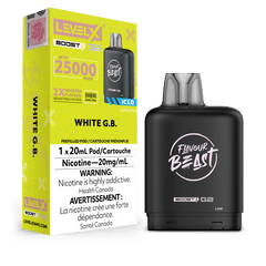 Level X G2 Boost Flavour Beast Pods - White G.B Iced, 25k Puffs - Pods - Mister Vapor
