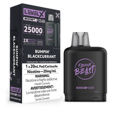 Level X G2 Boost Flavour Beast Pods - Bumpin' Blackcurrant, 25k Puffs - Pods - Mister Vapor