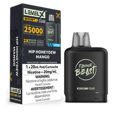 Level X G2 Boost Flavour Beast Pods - Hip Honeydew Mango Iced, 25k Puffs - Pods - Mister Vapor