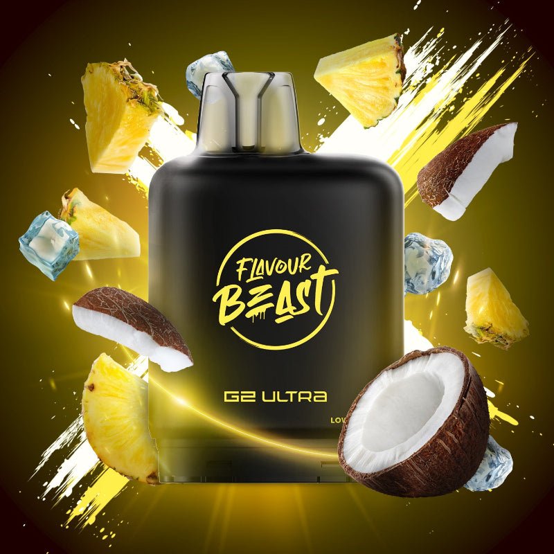 Level X G2 Ultra Flavour Beast Pods - Pineapple Coconut Ice, 50K Puffs - PODS - Mister Vapor