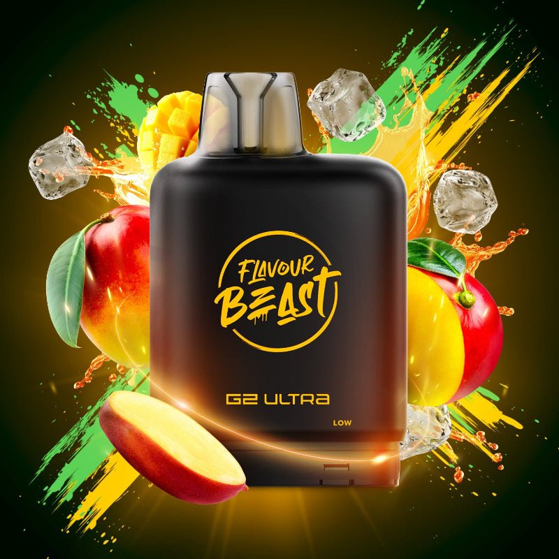 Level X G2 Ultra Chuggin Flavour Beast Pods - Mango Spritz Ice, 50K Puffs - PODS - Mister Vapor