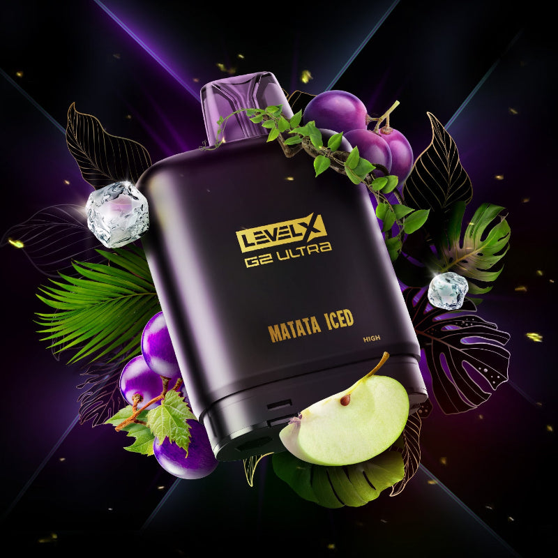 Level X G2 Ultra Flavour Beast X Twelve Monkey Pods - Matata Iced, 50K Puffs
