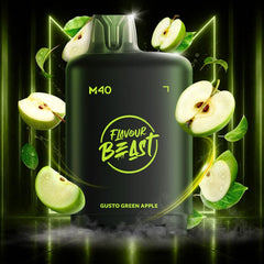 Level X M40 Flavour Beast Pods - Gusto Green Apple, 160k Puffs - PODS - Mister Vapor