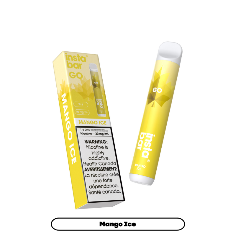Insta Bar Go Mango Ice Disposable Vape, 2mL