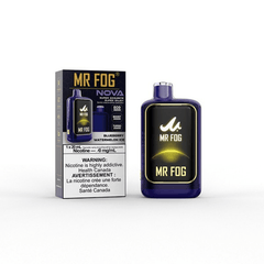 Mr Fog Nova Nicotine Free Blueberry Watermelon Ice 36K Disposable Vape - DISPOSABLE - Mister Vapor