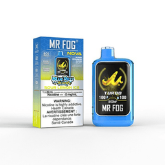Mr Fog Nova Nicotine Free Blue Razz Steezy Sour Lemon Ice 36K Disposable Vape - DISPOSABLE - Mister Vapor