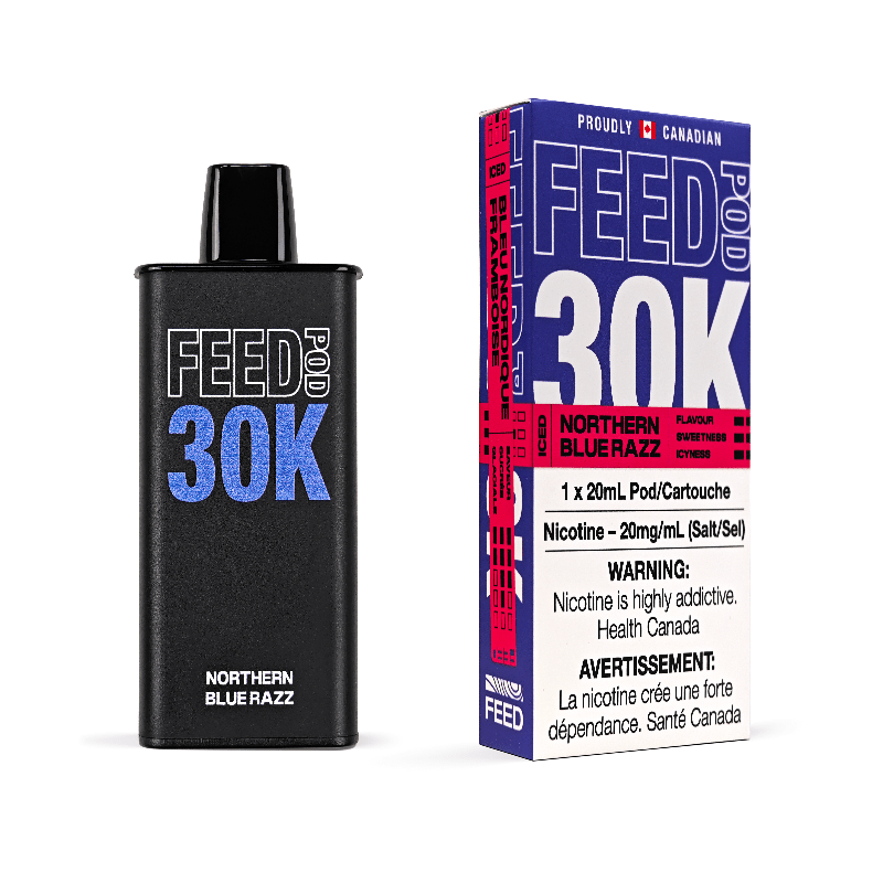 Feed 30K Northern Blue Razz Prefilled Pod - PODS - Mister Vapor