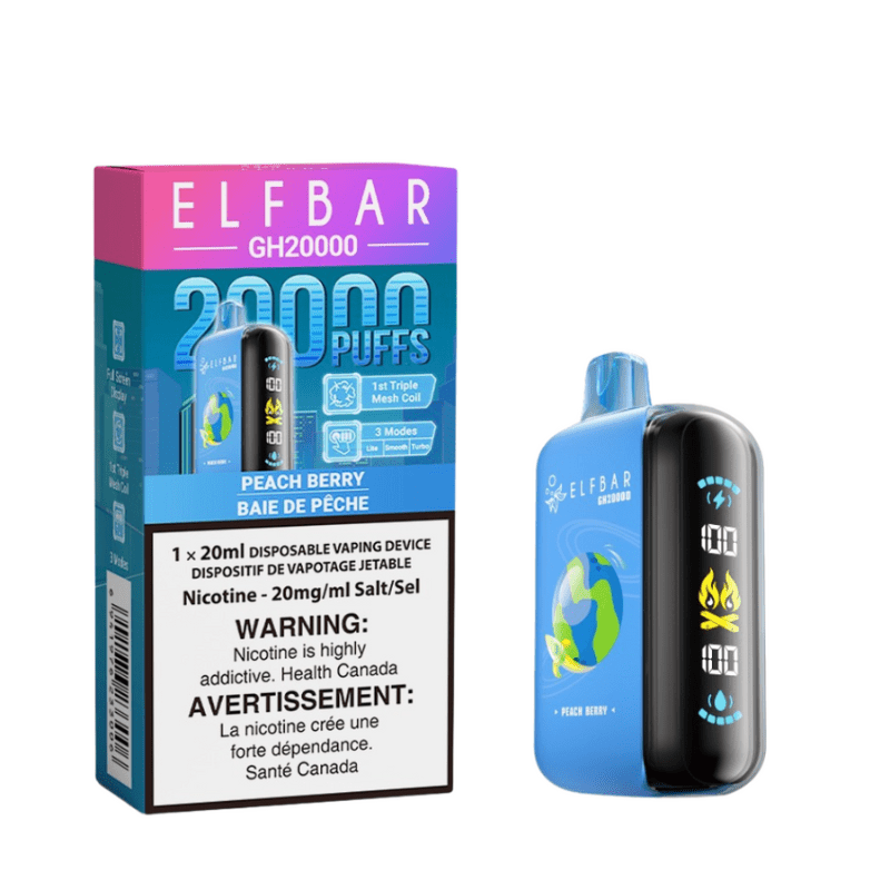 Elf Bar GH 20K Peach Berry Disposable Vape - DISPOSABLE - Mister Vapor