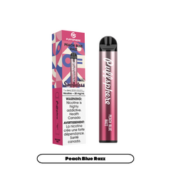 PEACH BLUE RAZZ PUFFSPHERE SMOKELESS DISPOSABLE VAPE features up to 2500 puffs, premium flavour and zero clouds tech. The world's first smokeless disposable!. Buy now