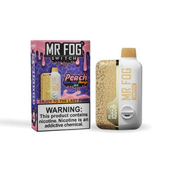 Mr Fog Switch Nicotine Free 15K Peach Blue Razz Mango Ice Disposable Vape - DISPOSABLE - Mister Vapor