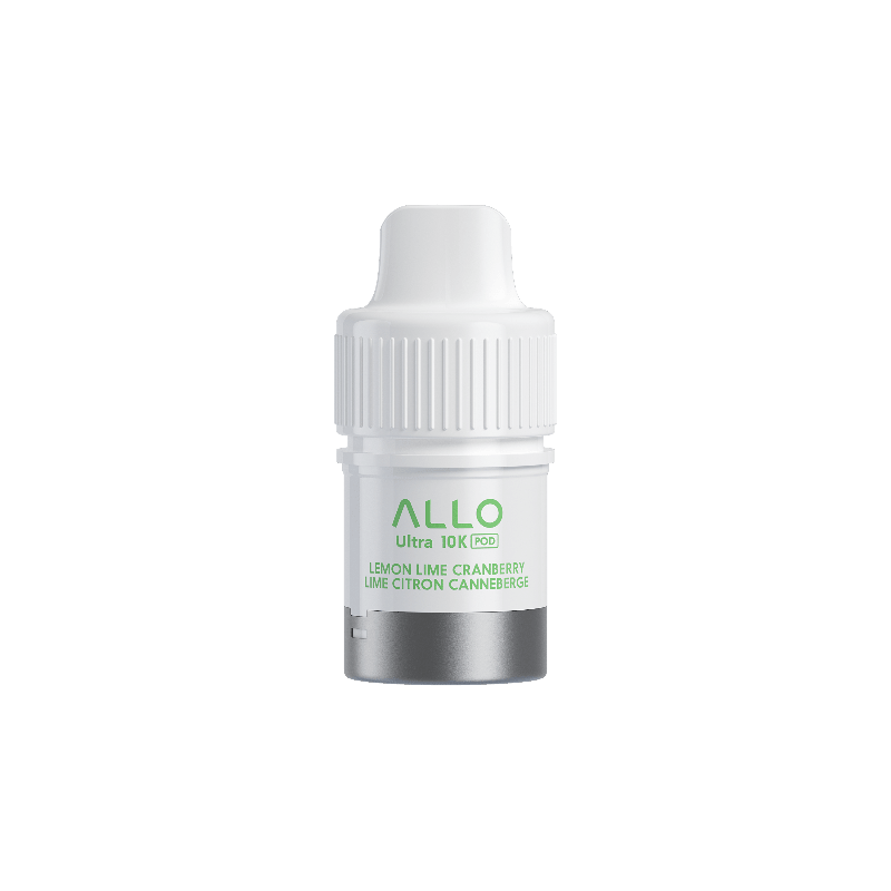 Allo Ultra 10k Hybrid Lemon Lime Cranberry Pre-filled Pod - PODS - Mister Vapor