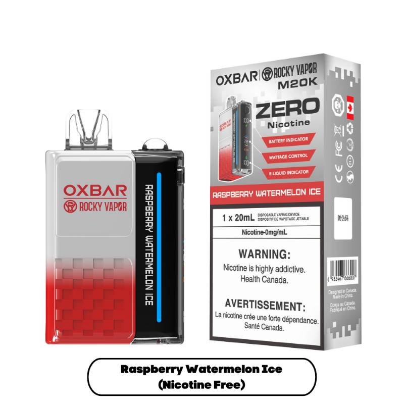 Oxbar M20k Raspberry Watermelon Nicotine Free